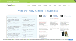 Desktop Screenshot of firmy-sro.sk